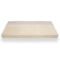 MATRATZE Natur – 7-Zonen-Latexmatratze, Bezug waschbar, Made in Germany - Weiß, Holz (160/200cm) - Schwarzwaldmarie