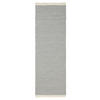 WOLLTEPPICH-LÄUFER Laura handgewebt 80/250 cm - Grau, Naturmaterialien/Textil (80/250cm) - benuta Pure
