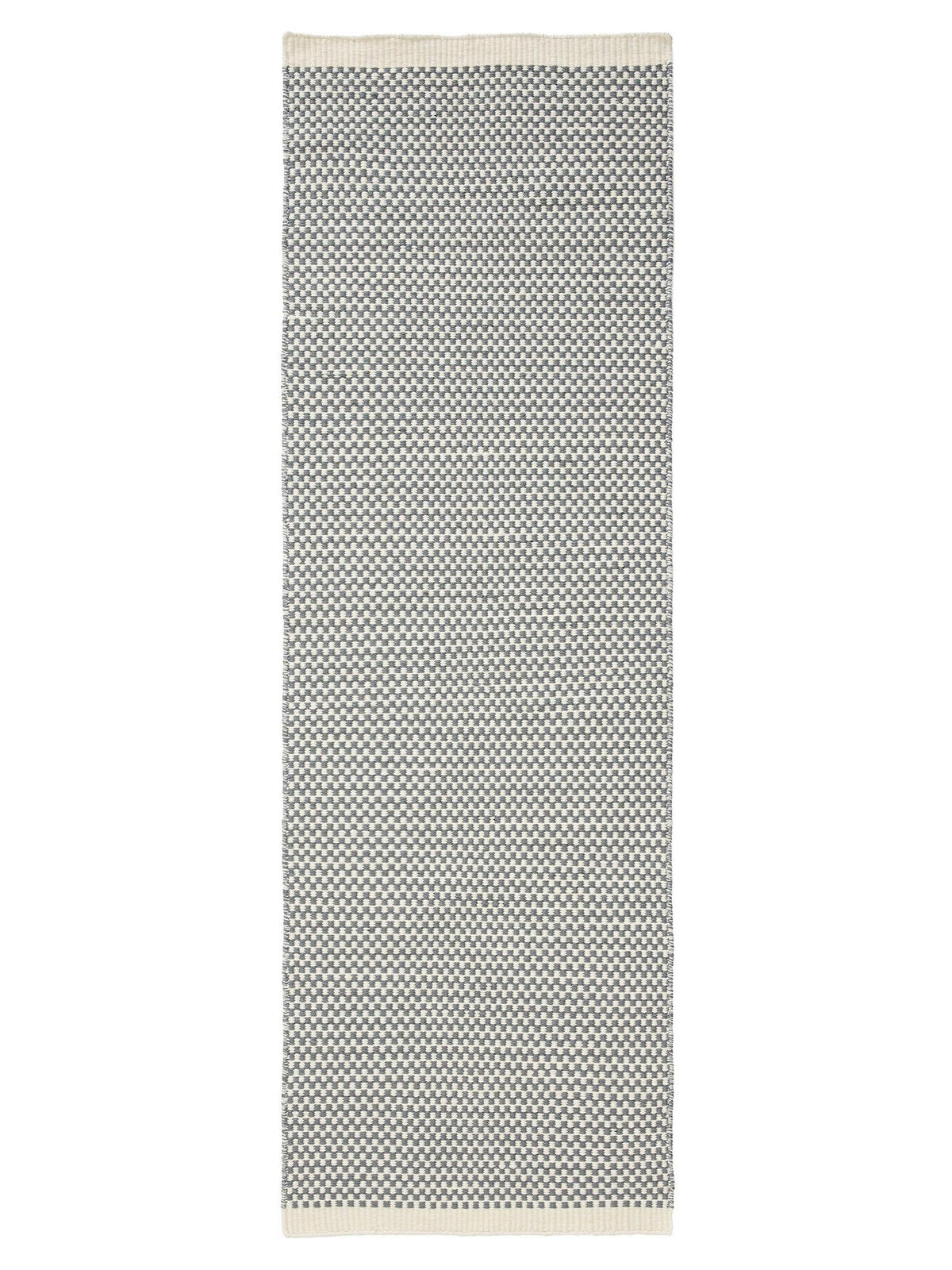 WOLLTEPPICH-LÄUFER Laura handgewebt 80/250 cm - Grau, Naturmaterialien/Textil (80/250cm) - benuta Pure