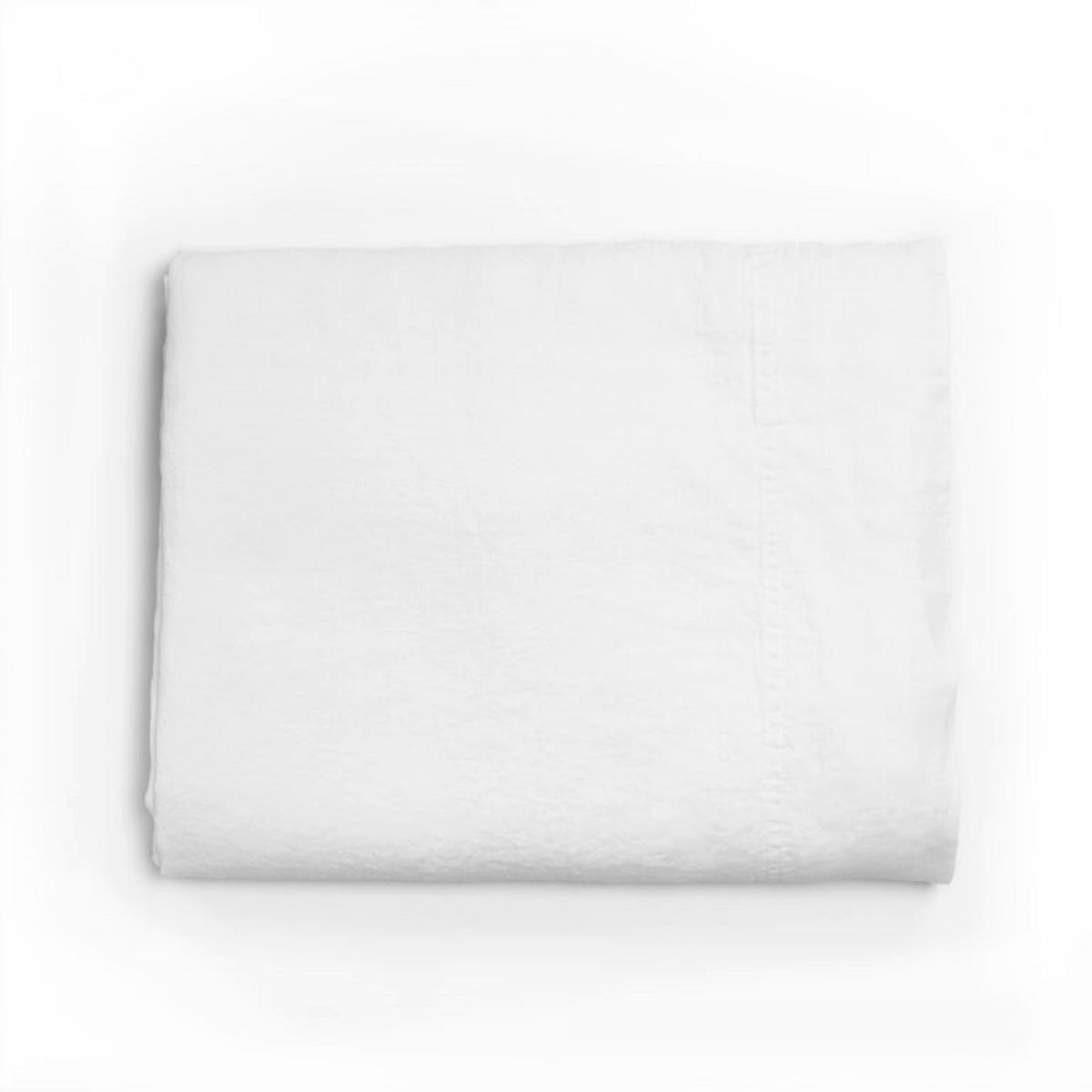 BETTLAKEN. Gewaschenem Leinen “MILAN” - Weiß, Textil (240/280cm) - SOWL