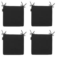 SITZKISSEN Panama 40/40 cm 4er-Set - Schwarz, Textil (40/4/40cm) - Madison