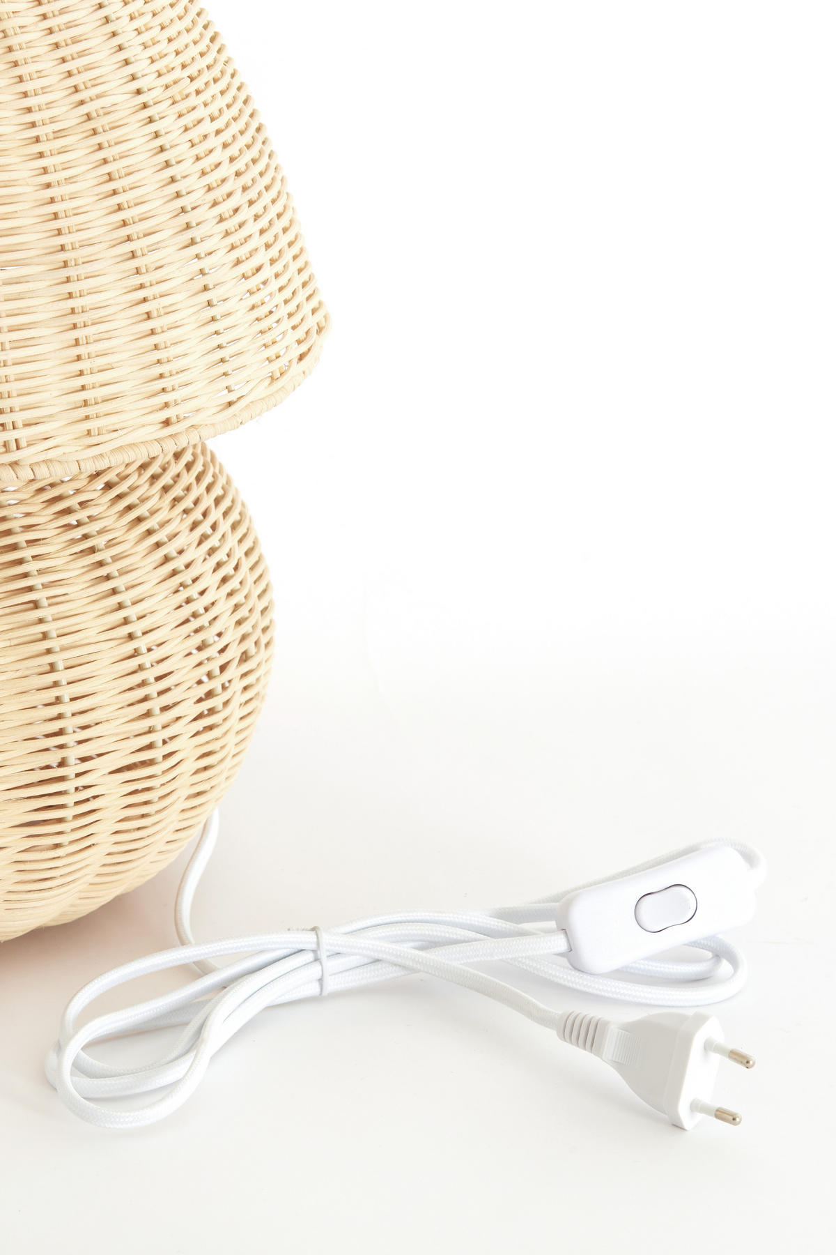 TISCHLAMPE Mavon Braun 27.5/27.5/35 cm - Naturfarben, Holz (27.5/27.5/35cm) - Light & Living