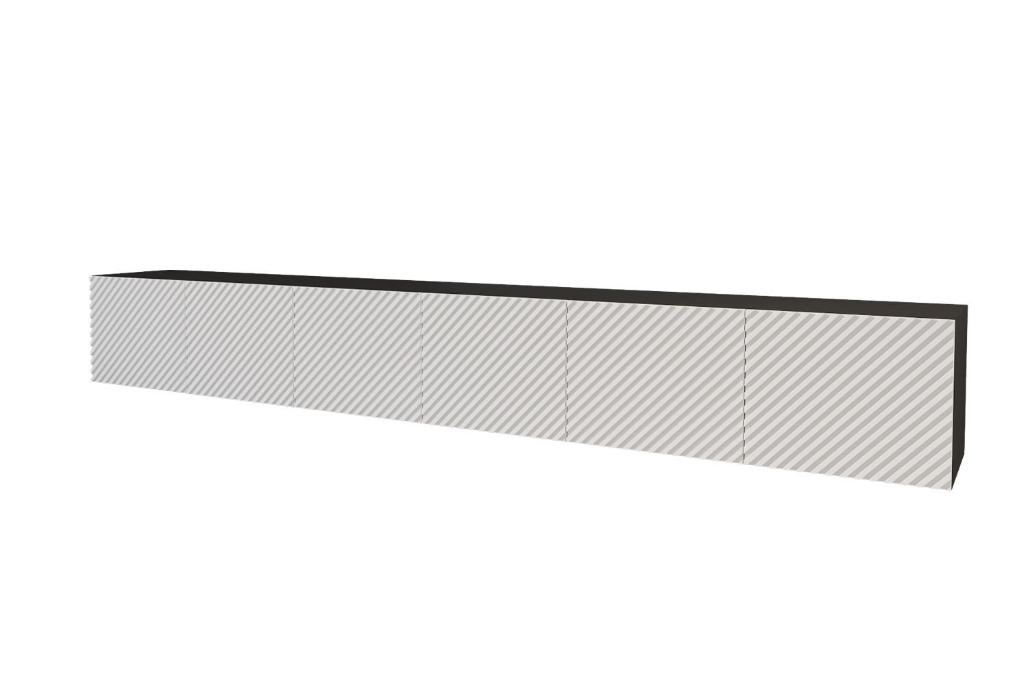 ALTDECOR LOWBOARD Eiche Wotan 300cm × 40cm × 40cm