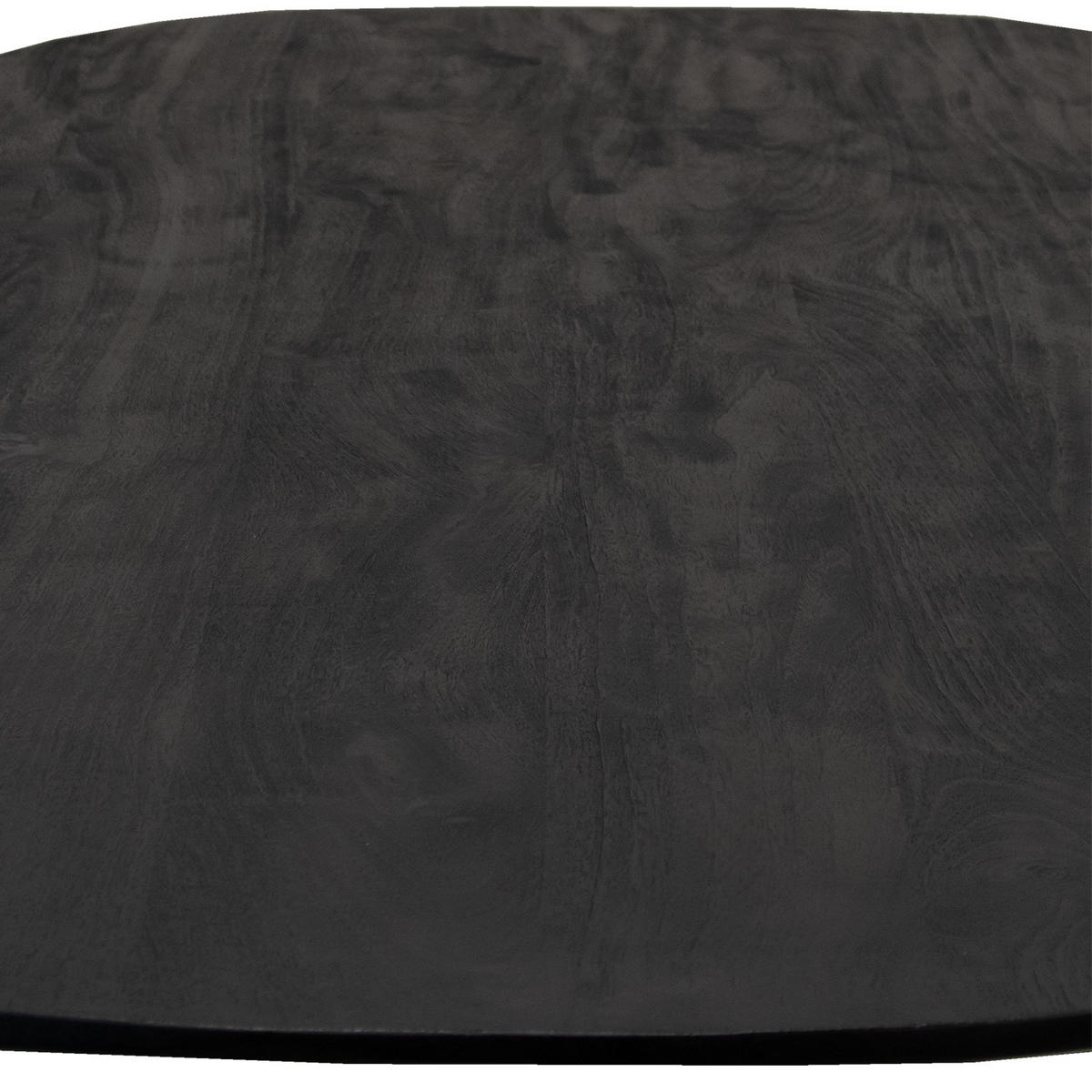 ESSTISCH oval aus Mangoholz 220cm, schwarz - Schwarz, Holz (220/100/76cm) - Giga Meubel