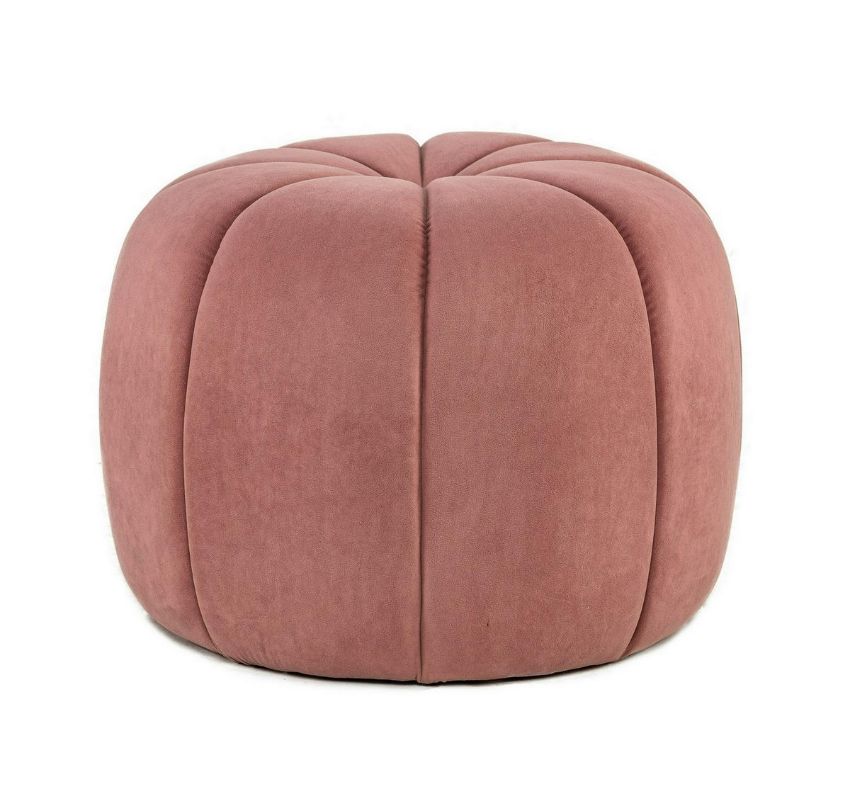 POUF Samt Rosa - Rosa, Textil (50/38/50cm) - Nordlys