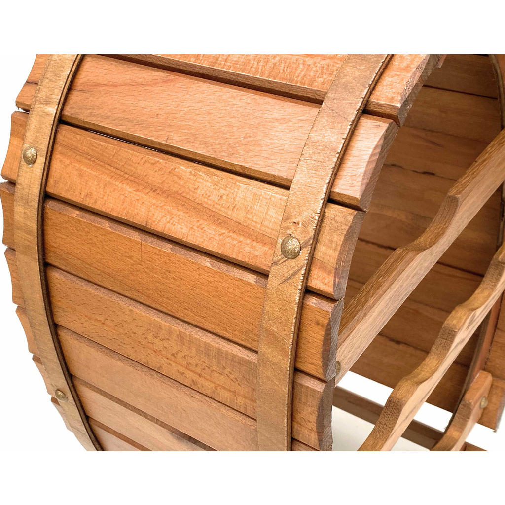 Thumbnail - DanDiBo Weinregal, Braun, Holz, 35x55x35 cm, Wohnzimmer, Regale, Weinregale