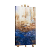 GEMÄLDE Marine II auf Keilrahmen 200x100 cm - Blau, Holz (200/100cm) - YS-art gallery