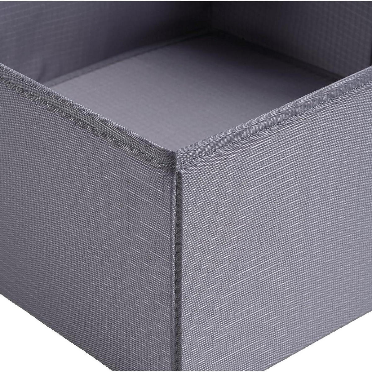 SCHUBLADEN Organizer 6er-Set, grau - Grau, Textil (28/13/28cm)