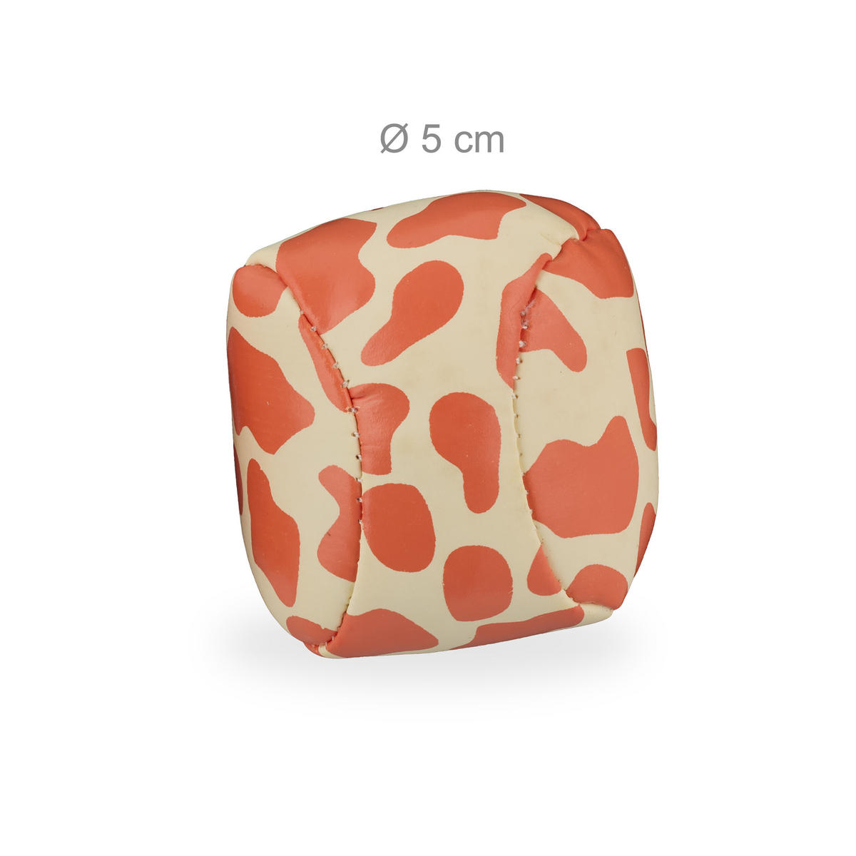 24xJONGLIERBÄLLE - Multicolor, Keramik/Kunststoff (5/5cm) - Relaxdays