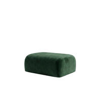 HOCKER, Sitzhocker, Velvet-Stoff Bluvel, Grün, GRETA - Grün, Holz (91/40/89cm) - Kaiser Möbel