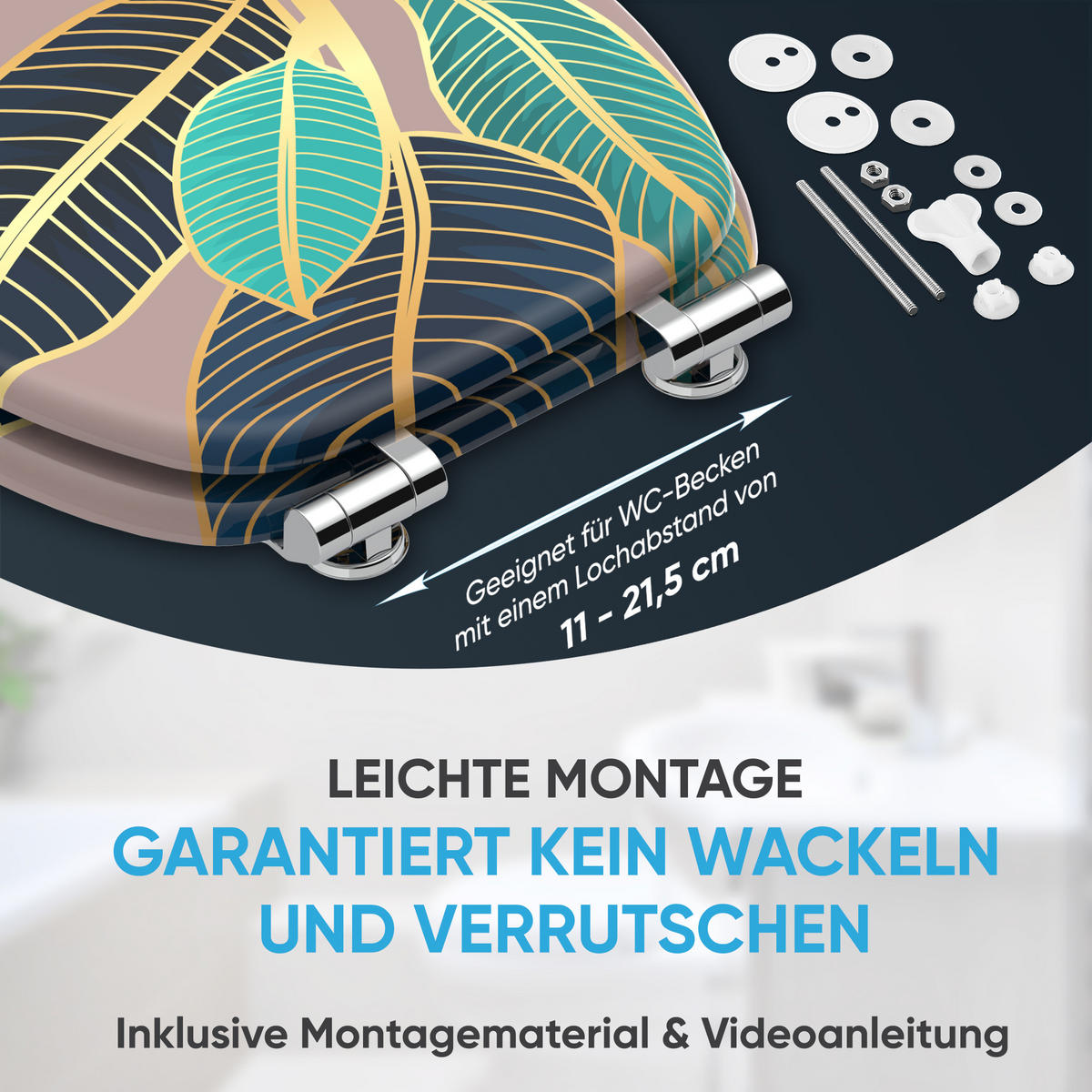 WC Sitz mit Absenkautomatik Zalina - Pink, Holzwerkstoff (38/6/47cm) - Sanilo