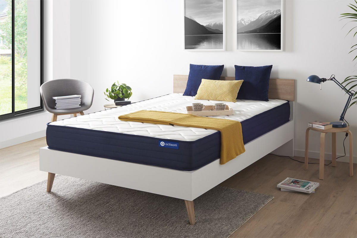 MATRATZE Actilatex life Latex und Memory-Schaum 140 x 220 cm h4 - Weiß, Textil (140/220cm) - ACTISOM
