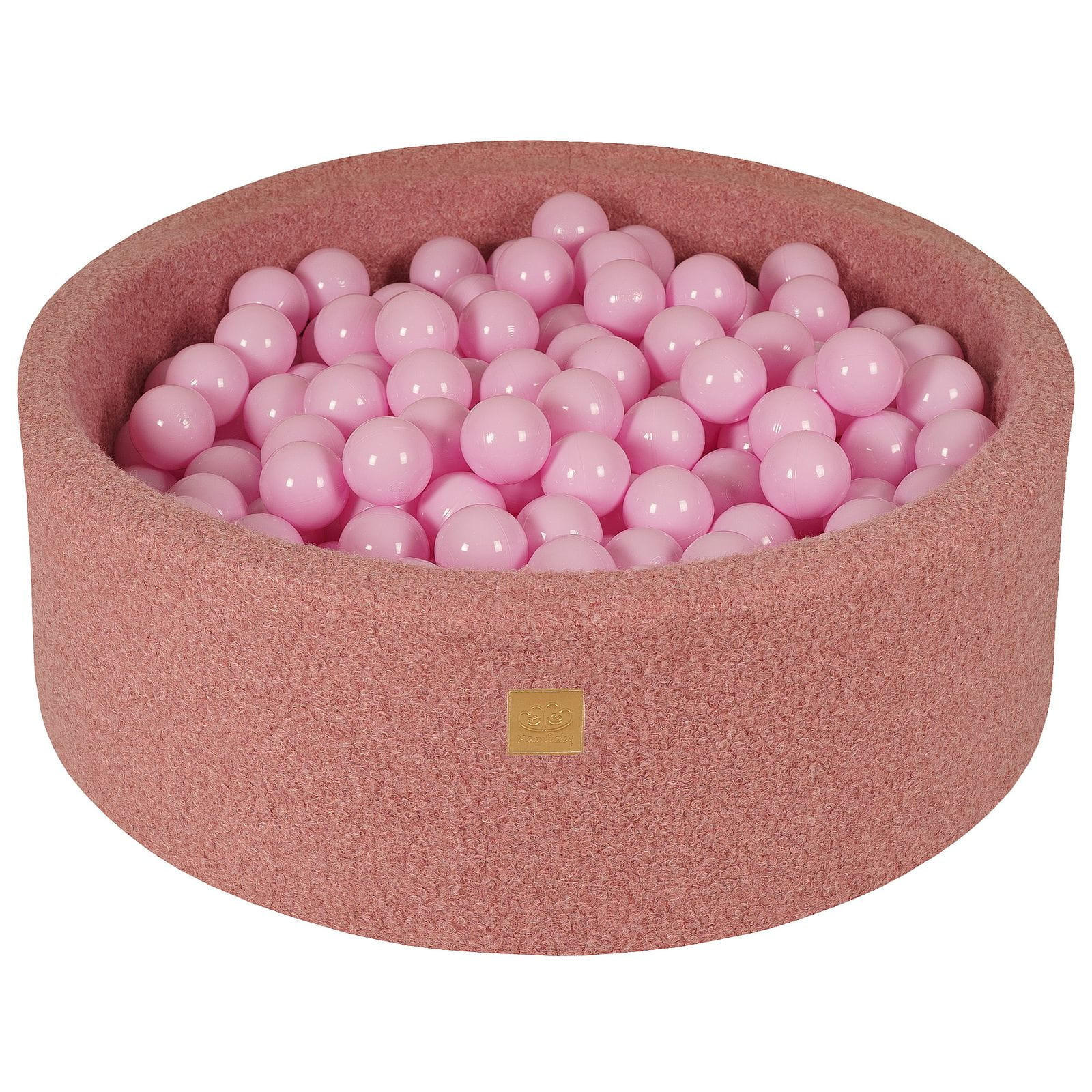 BÄLLEBAD für Kinder, Boucle, Rosa - Pink/Rosa, Textil (90/90/30cm) - MeowBaby