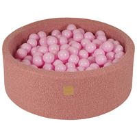 BÄLLEBAD für Kinder, Boucle, Rosa - Pink/Rosa, Textil (90/90/30cm) - MeowBaby