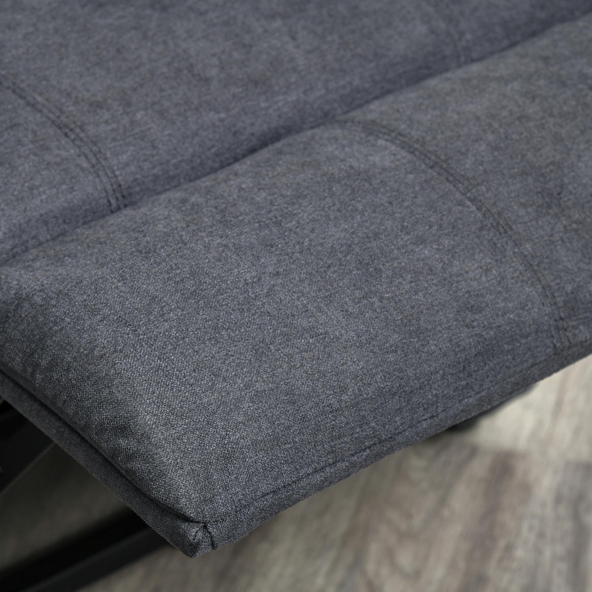 SESSEL mit Aufstehhilfe, Polyester, Grau - Grau, Kunststoff (94/104/71cm) - HOMCOM