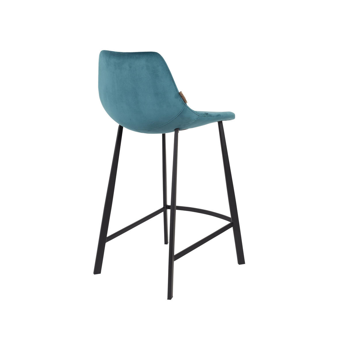 BARHOCKER Franky Rückenlehne 65 cm Blau - 2 er Set - Blau, Textil (45/91/52cm) - Dutchbone