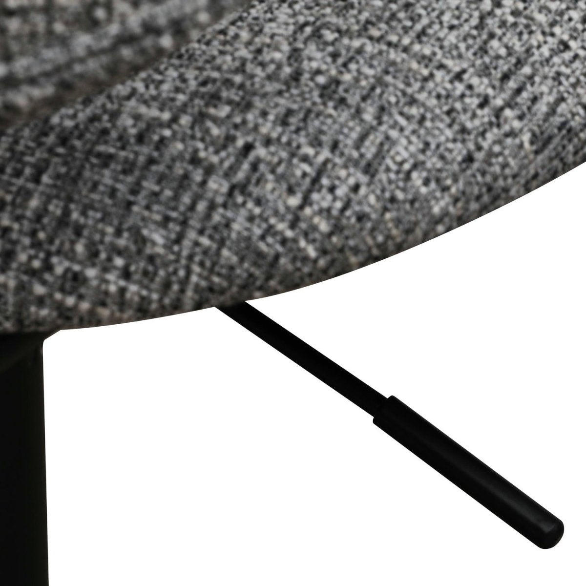 DREHSTUHL höhenverstellbar in Webstoff Grau - Schwarz/Grau, Textil/Metall (60/82/57cm) - Furnhouse