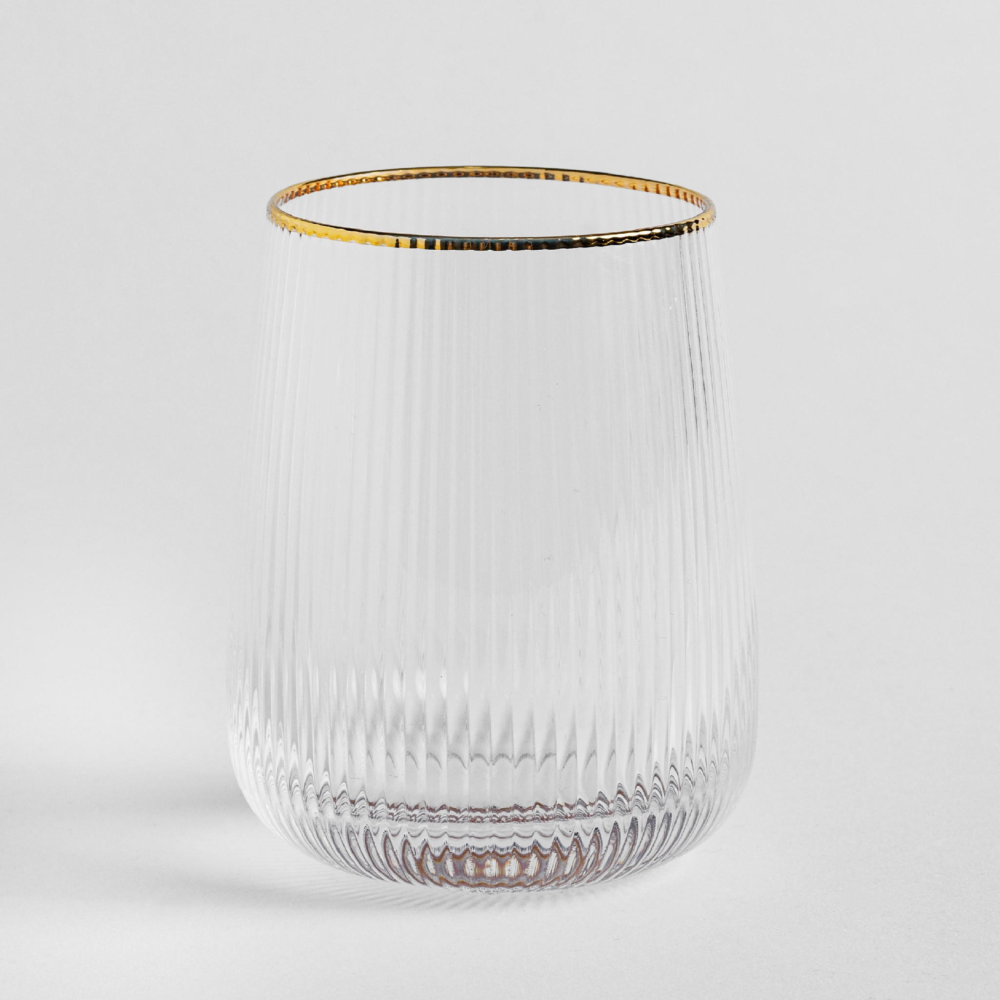 GLAS Vanesa - Goldfarben, Glas (0.5L) - home&you