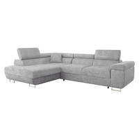 ECKSOFA Torezio, Seite: Links - Greige, Holz/Textil (274/203cm) - MIRJAN24