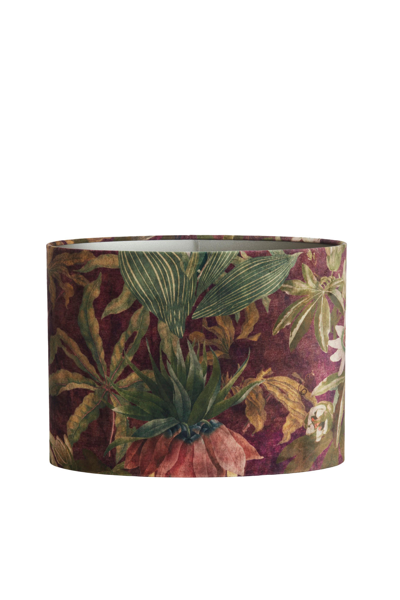 LAMPENSCHIRM Passion Violett 38/17,5/28 cm - Lila, Textil (38/17.5/28cm) - Light & Living