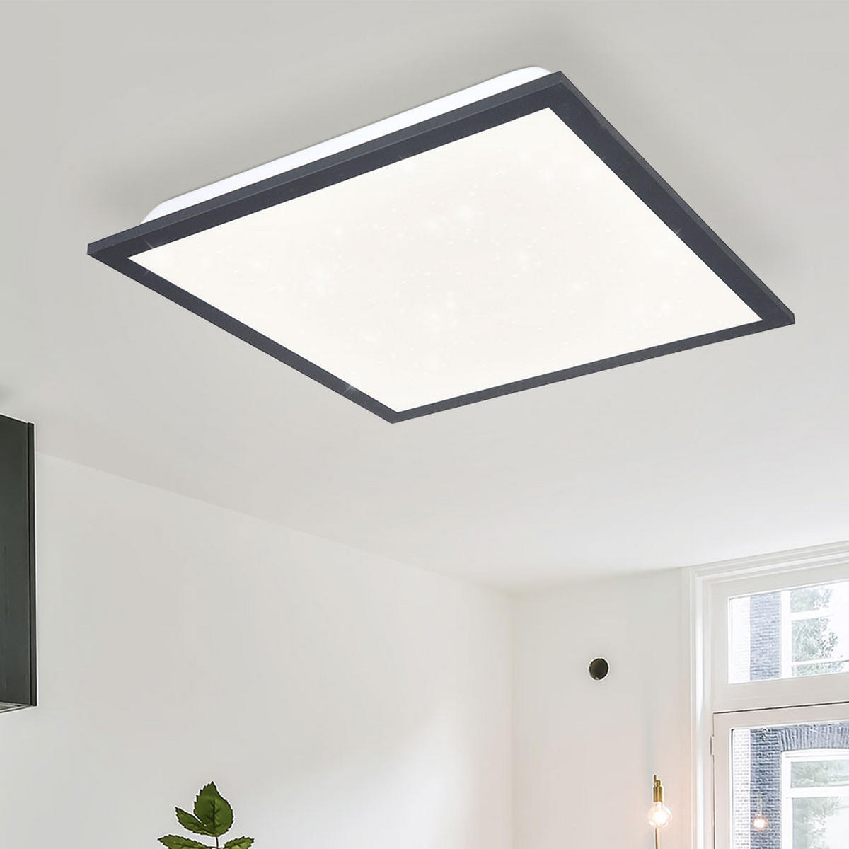 LED DECKENLEUCHTE Doro Weiß - Weiß, Metall (30/30/6cm)