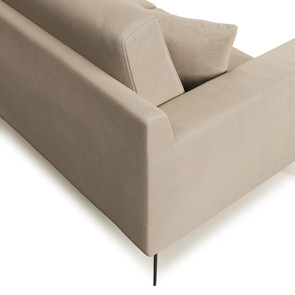 LINEARSOFA Prestige - Taupe, Textil (186/95/91cm) - Divani.store