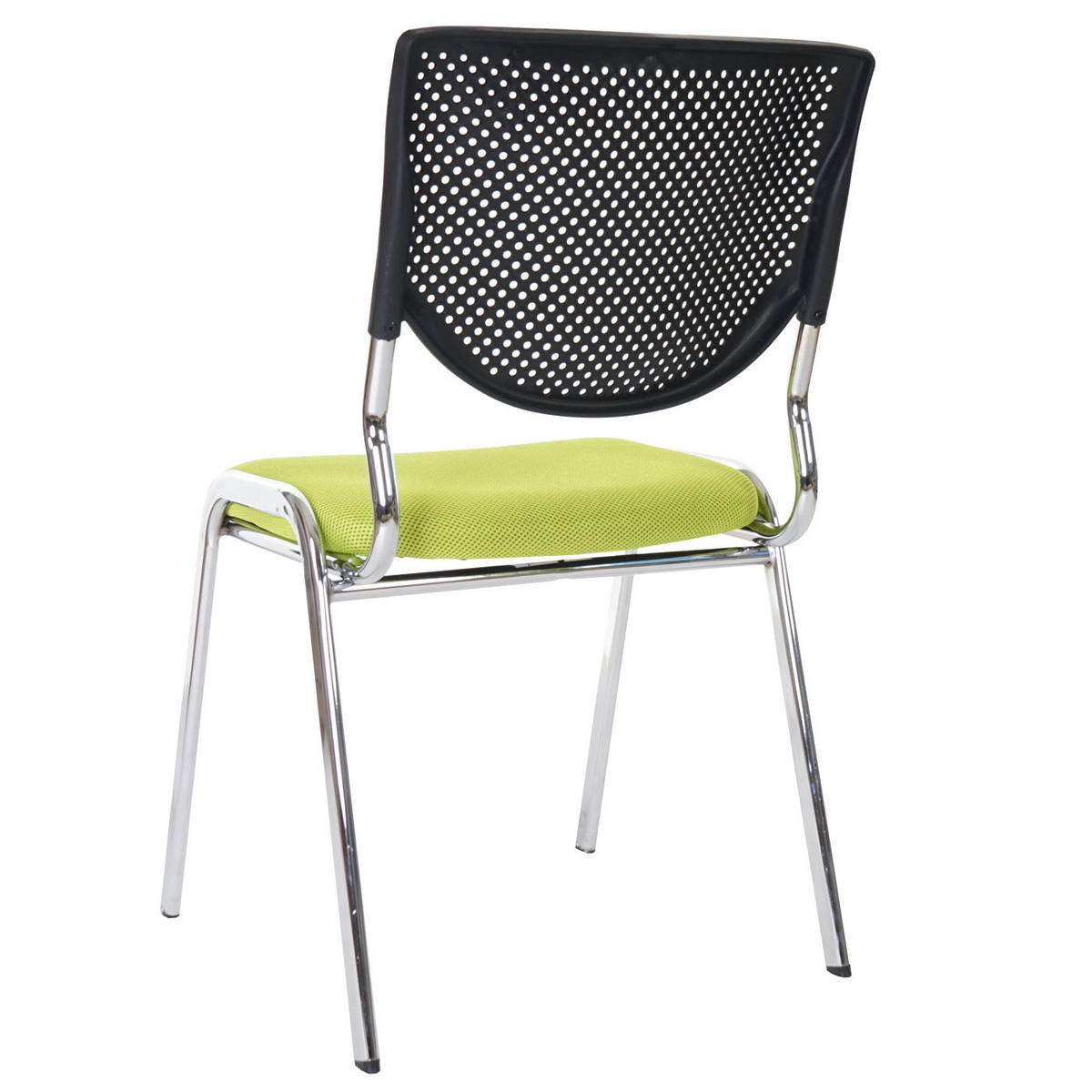 BESUCHERSTUHL Grün 4er-Set - Grün, Textil (49/83/58cm) - MCW