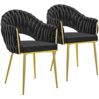 ,,SCHWARZ/GOLD - Goldfarben/Schwarz, Kunststoff (55/84/57cm) - tectake