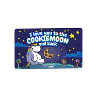 BRETTCHEN Pummeleinhorn Love you to the Cookiemoon Mehrfarbig 14,5 x 23,5 cm - Multicolor, Kunststoff (14.5/23.5cm) - United Labels