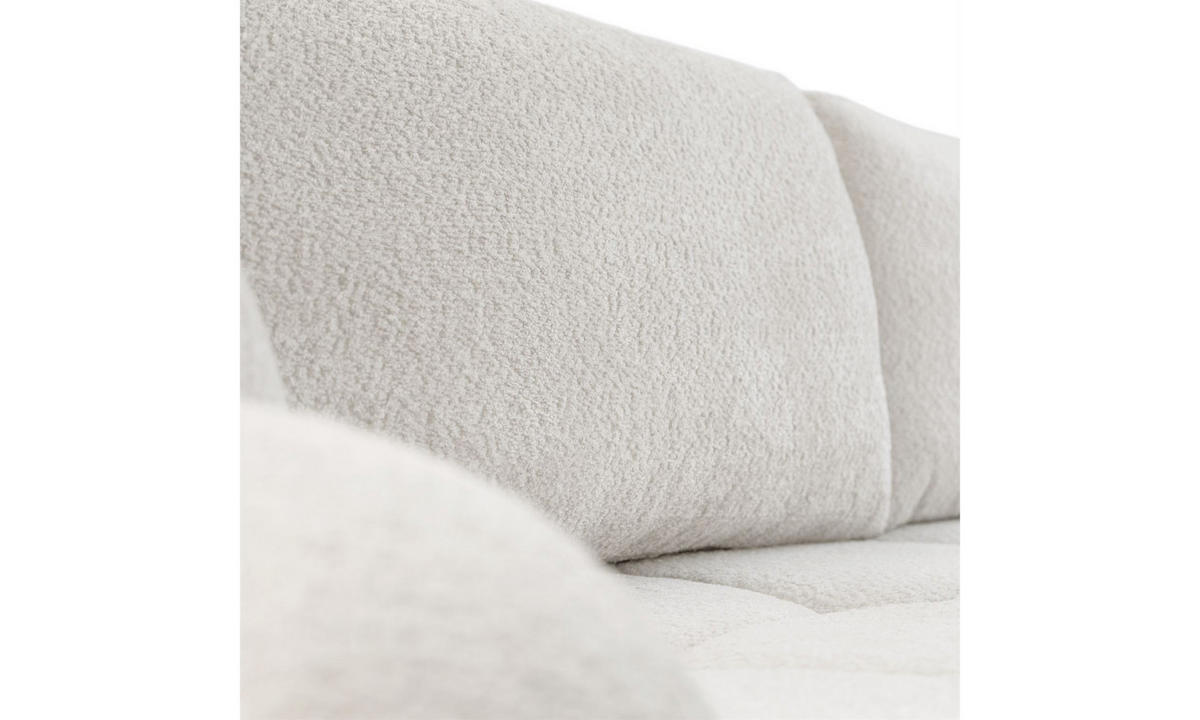 ECKSOFA MALIBU XL 275/150/87 cm Coral 70 - Creme, Textil (275/150cm) - Lookway
