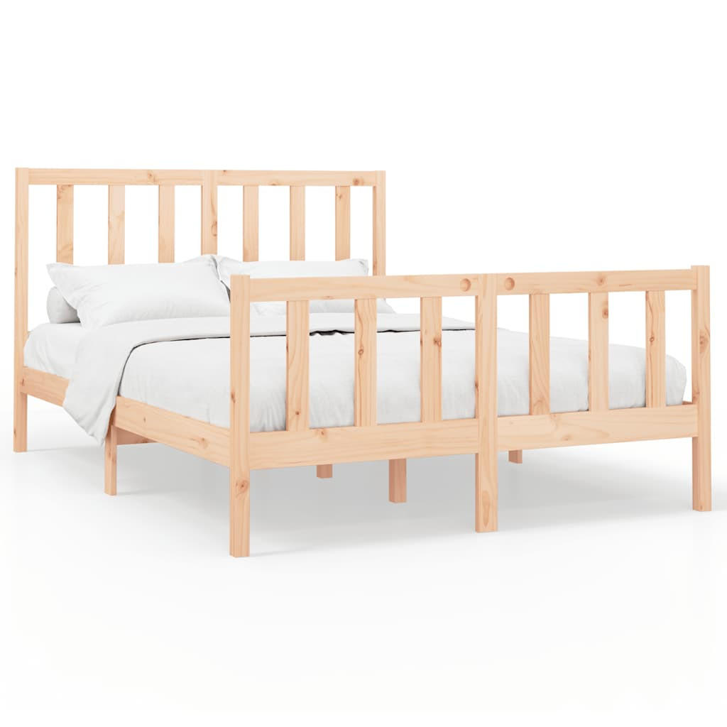 BETT Nenninger 146/205.5 cm - Braun, Holz (140/200cm) - Nettlife