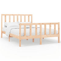 BETT Nenninger 146/205.5 cm - Braun, Holz (140/200cm) - Nettlife