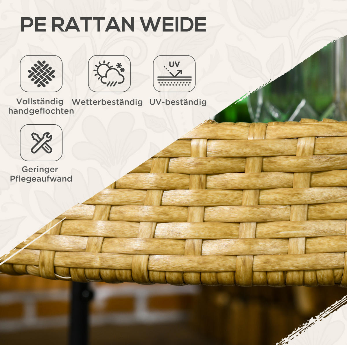 SERVIERWAGEN 50/50/66 cm mit 2 Ebenen und Rollen in Gelb - Gelb, Naturmaterialen (50/66/50cm) - BEAOK