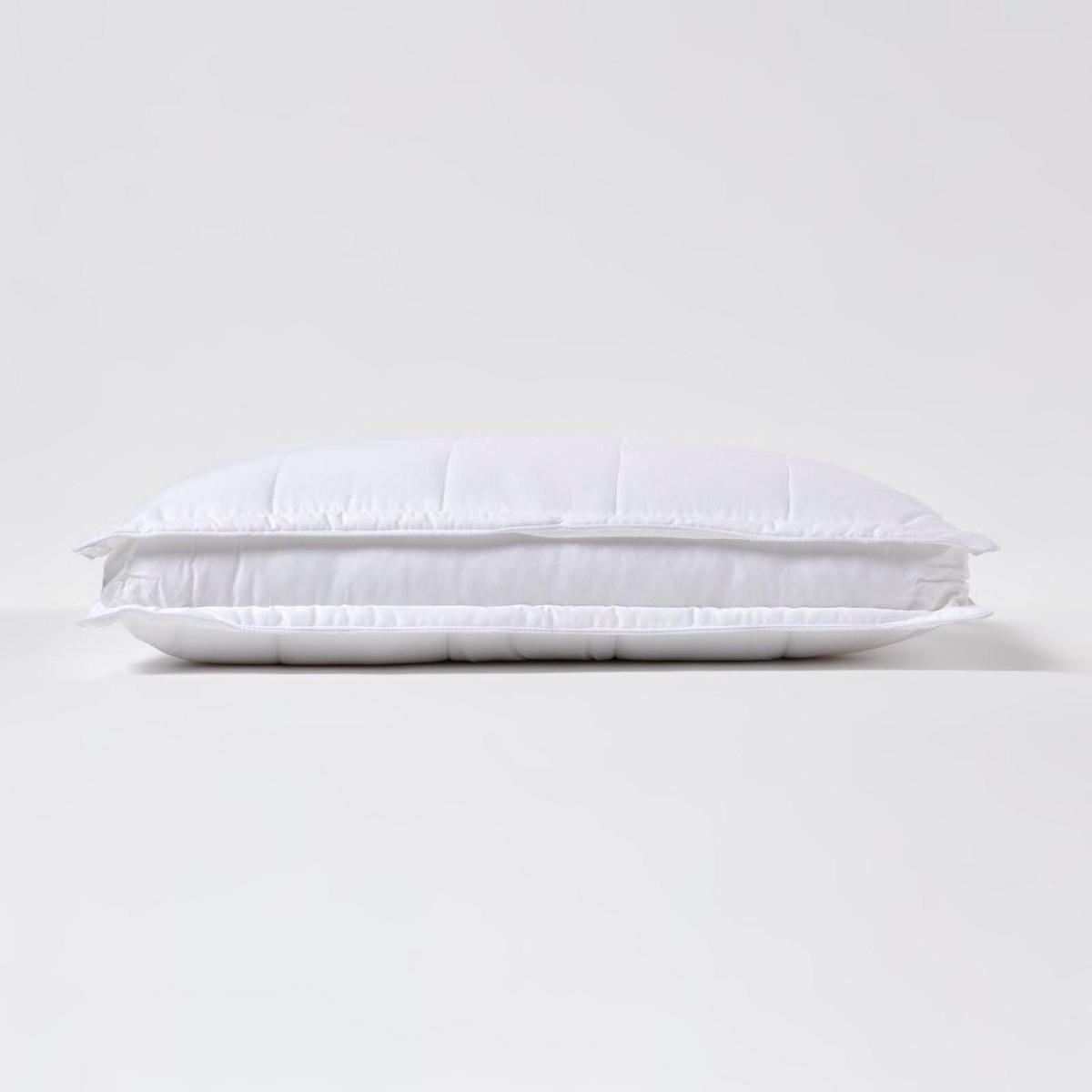 KOPFKISSEN für Seitenschläfer, Bio-Bambus 42/64/20 cm - Weiß, Textil (42/64cm) - Homescapes