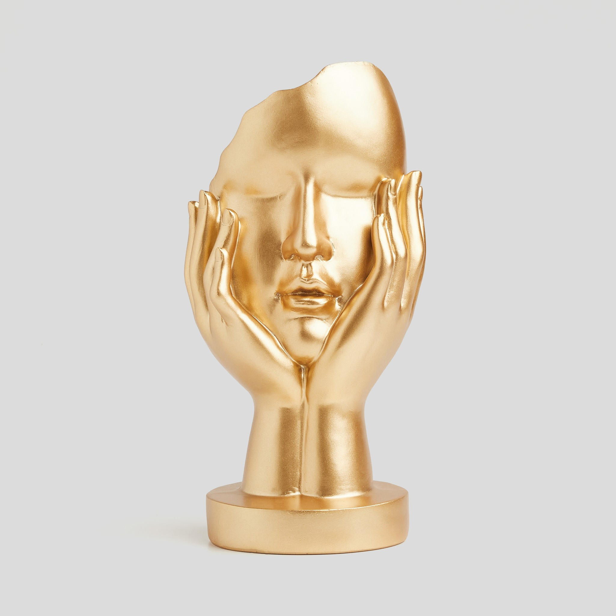 FIGUR Obsidiri - Goldfarben, Kunststoff (14/25.5/8cm) - home&you