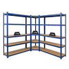 ECKREGAL Ragnar 2er-Set mit Schwerlastregal Ragnar 180x190x40 cm Fachlast 175 kg Blau - Blau, Metall (120/180/40cm) - PROREGAL