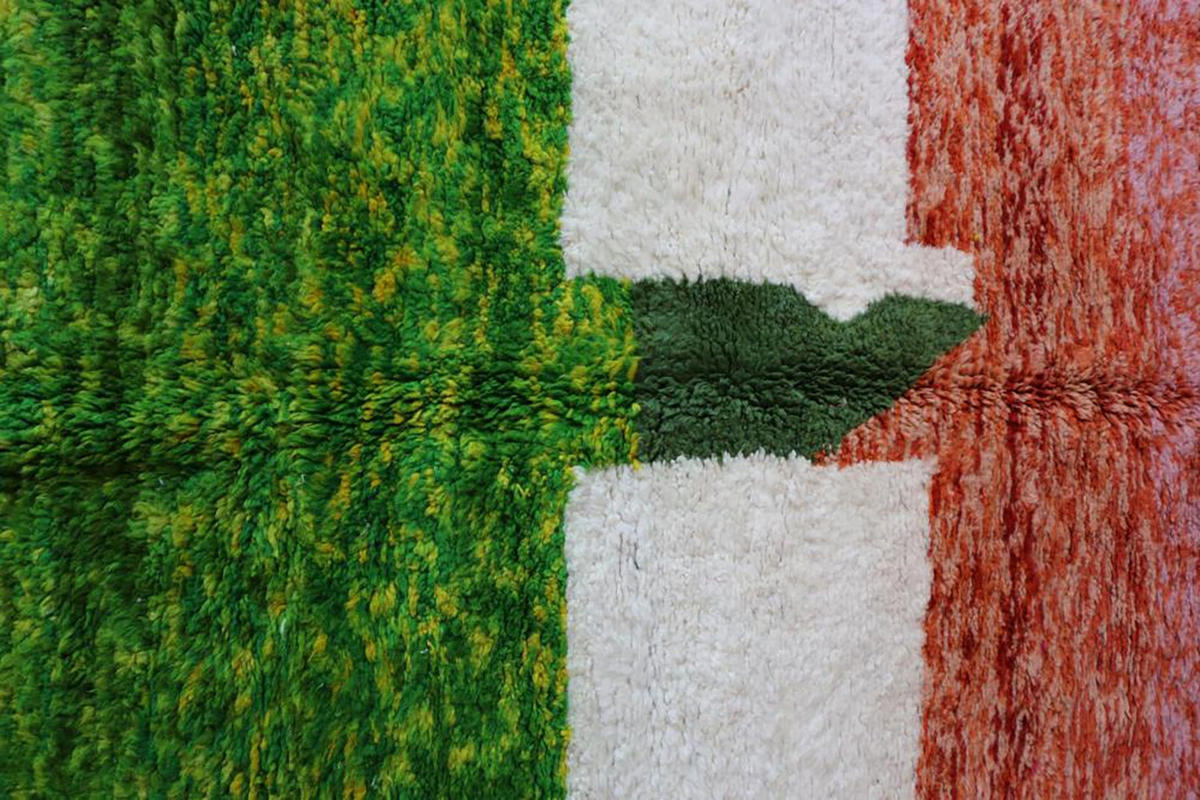 BERBERTEPPICH aus reiner Wolle 170x 228 cm - Multicolor, Naturmaterialien (170/228cm) - AFK Living