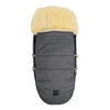 LAMMFELL-FUSSSACK Love the Nature, anthracite melange - Grau, Fell (44/95cm) - Kaiserbaby