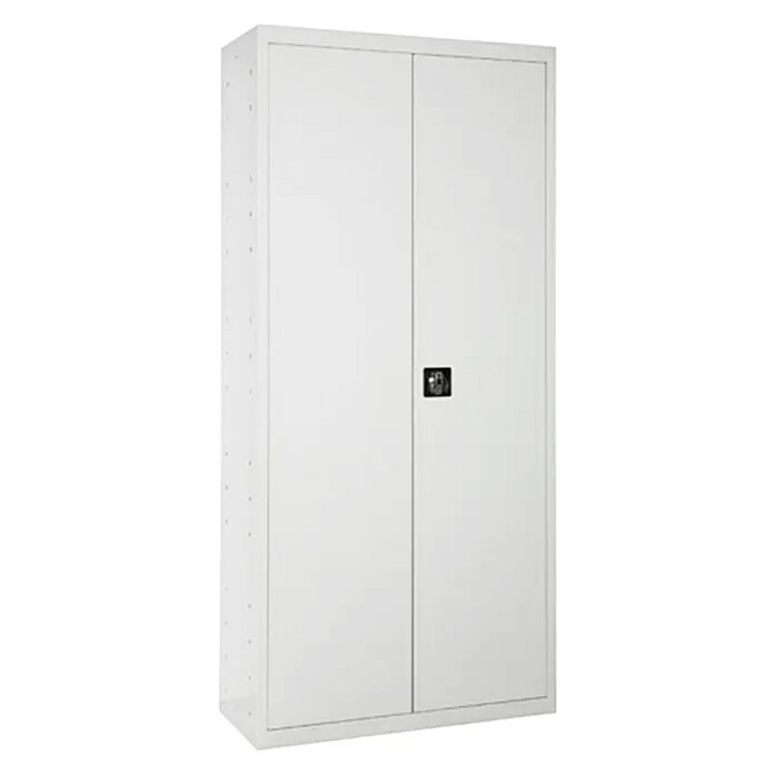 STAHLSCHRANK Amego HxBxT 180x60x40 cm 4x Fachboden Weiß-Weiß - Weiß, Metall (60/180/40cm) - PROREGAL