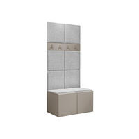 GARDEROBEN-SET Orion IV - Kaschmir/Hellgrau, Holzwerkstoff/Kunststoff (84/186/46cm) - MIRJAN24