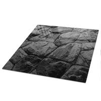 TISCHPLATTE 50x50 cm – Steinstruktur - Beige, Glas (50/50/0.4cm) - Wallfluent