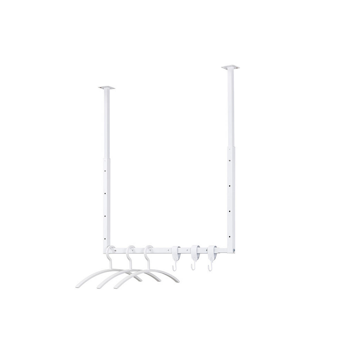 SWAY - Weiß - Weiß, Metall (3/80/120cm) - Home Deluxe