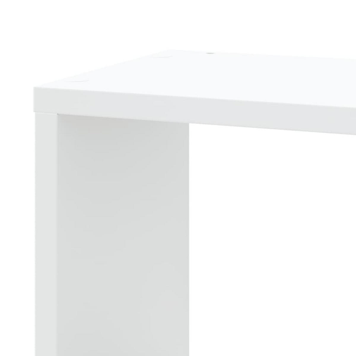 WAND-ECKREGAL Weiss 45/45/147 Cm Holzwerkstoff - Weiß, Holzwerkstoff (45/147/45cm) - vidaXL