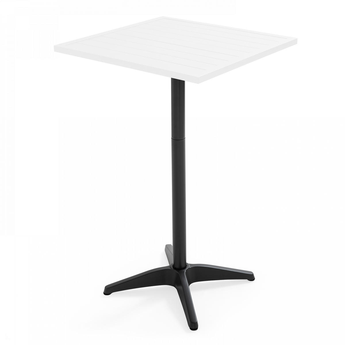 TISCHBEIN, Grau - Grau, Metall (65/110/65cm) - Oviala