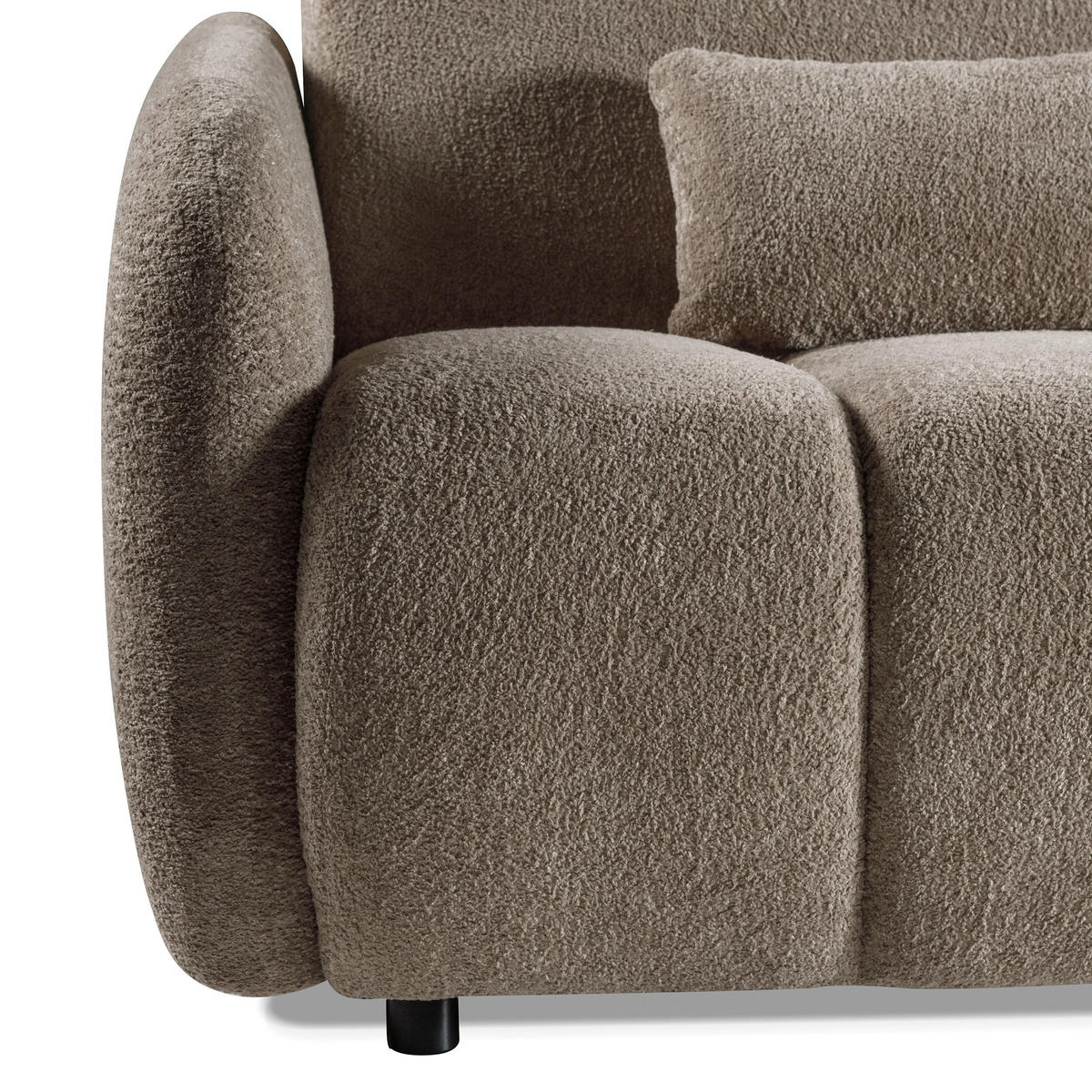 SCHLAFSOFA Carla 3-Sitzer mit Schlaffunktion, Braun - Braun, Textil (225/93/100cm) - Beautysofa