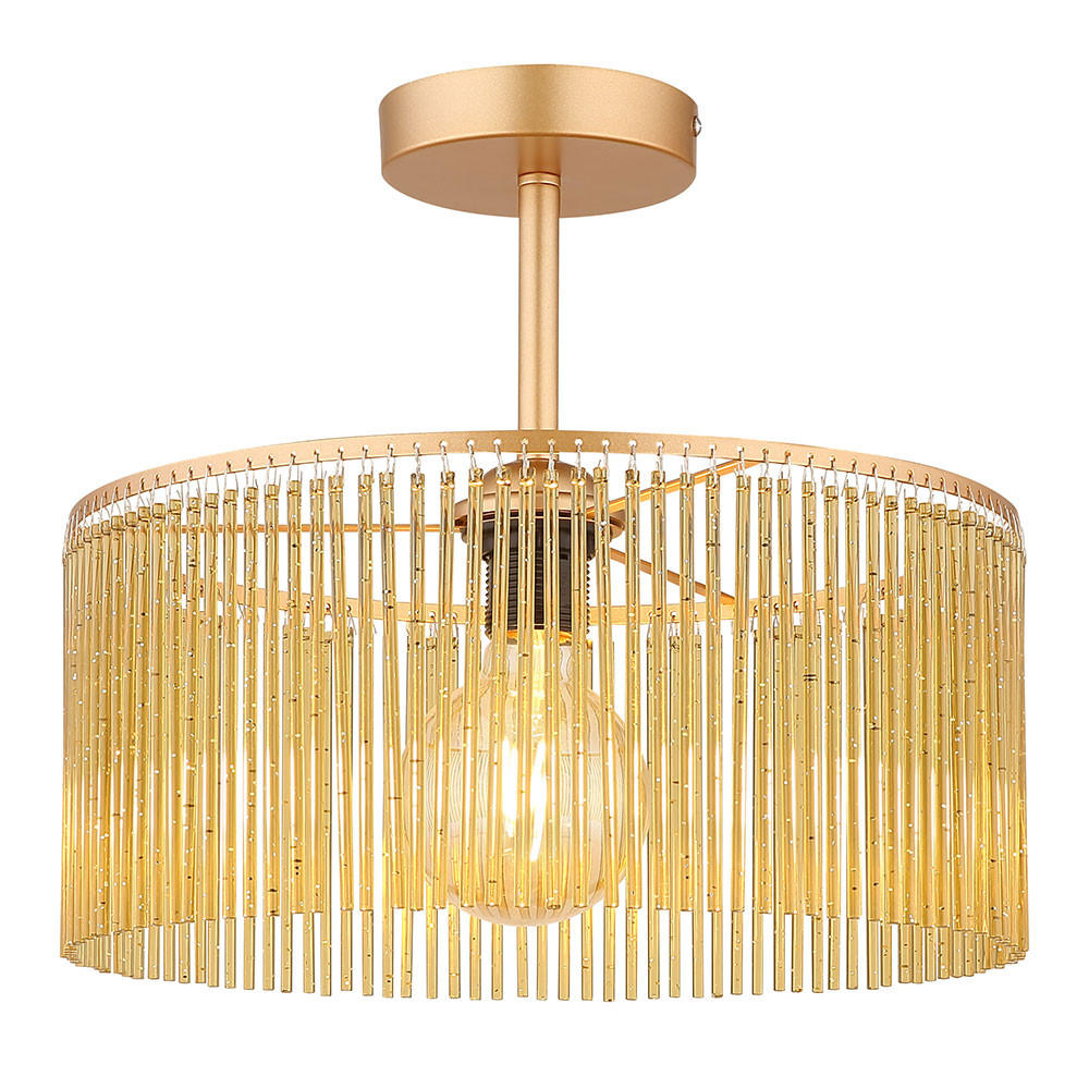 DECKENLEUCHTE Leeds Gold - Goldfarben, Metall (35/35/32cm) - Nowa