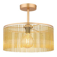 DECKENLEUCHTE Leeds Gold - Goldfarben, Metall (35/35/32cm) - Nowa