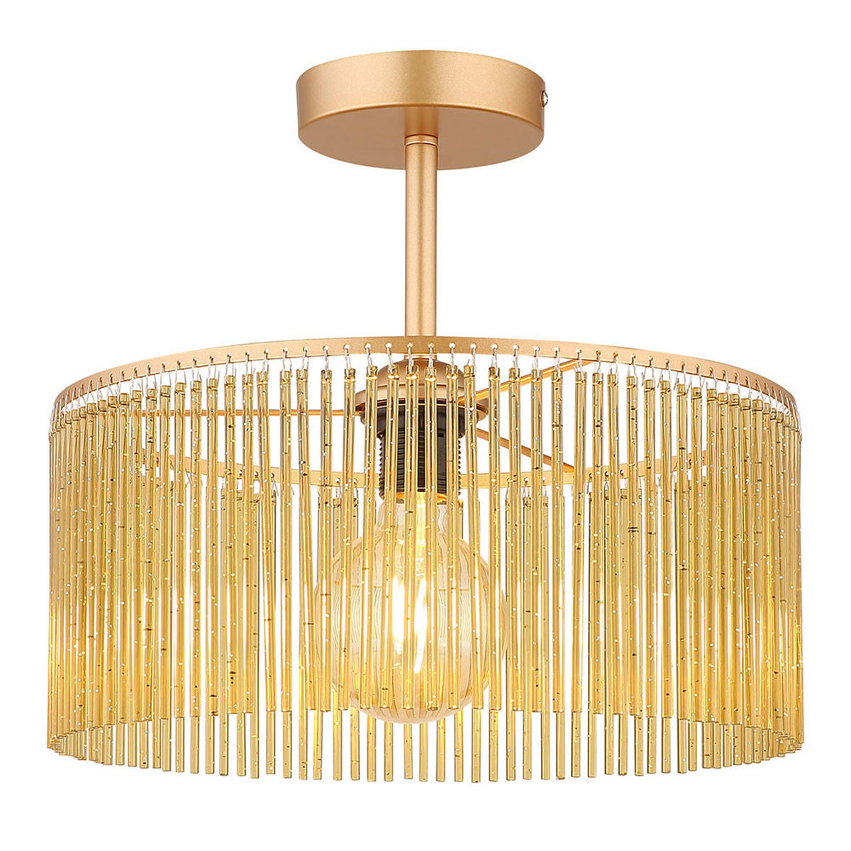 DECKENLEUCHTE Leeds Gold - Goldfarben, Metall (35/35/32cm) - Nowa