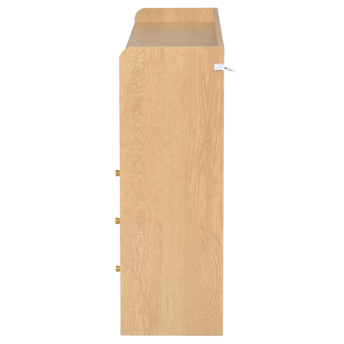 SIDEBOARD DE-38336 120/30/85 cm mit LED-Beleuchtung und Weinregal Holzfarbe - Naturfarben, Holzwerkstoff (120/85/30cm) - ComfortXL