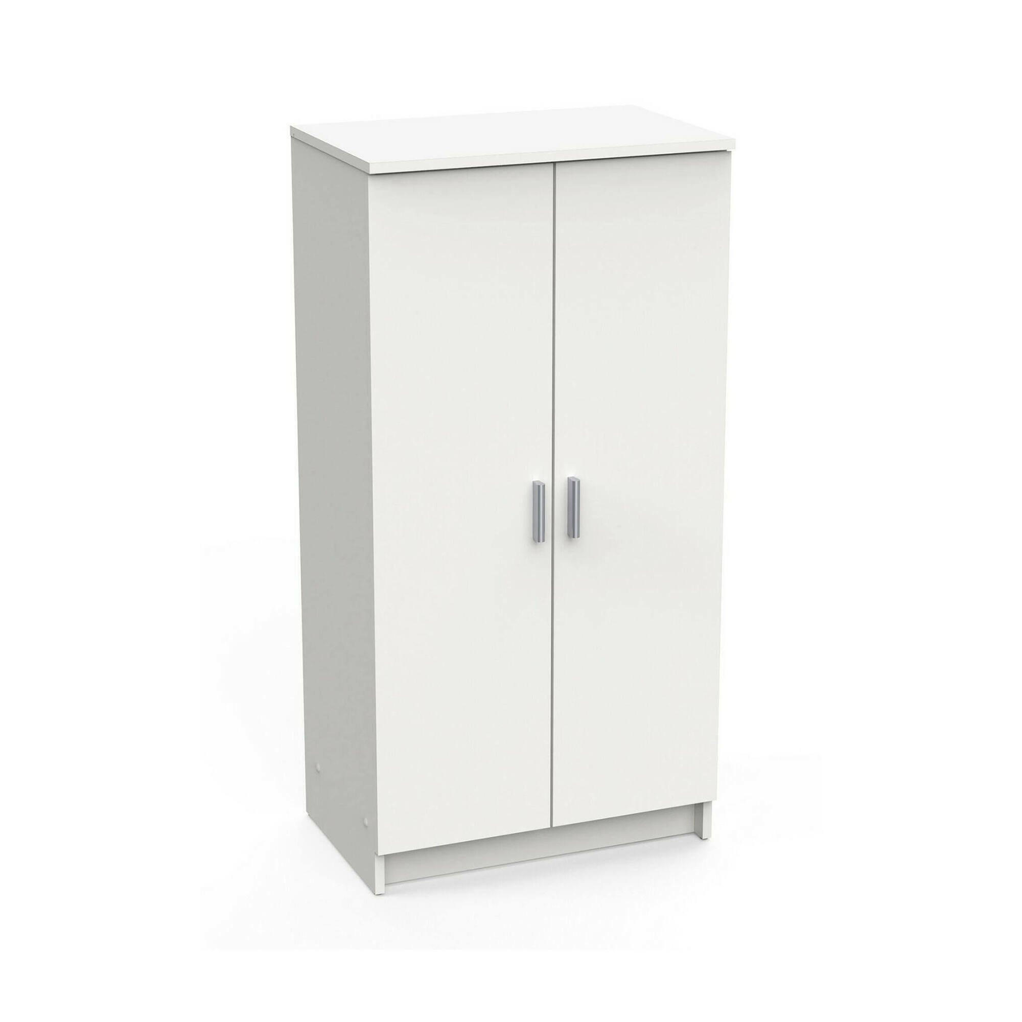 SCHUHSCHRANK Weiß 36/55/108 cm - Weiß, Holzwerkstoff (55/108.4/36cm) - DMORA